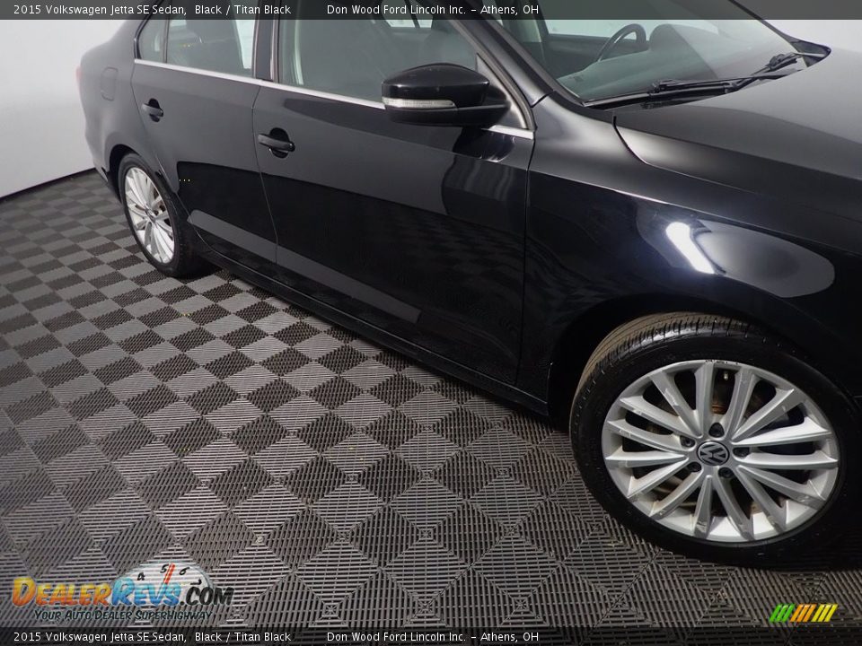 2015 Volkswagen Jetta SE Sedan Black / Titan Black Photo #6