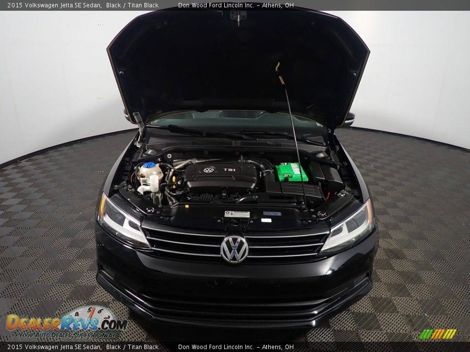 2015 Volkswagen Jetta SE Sedan Black / Titan Black Photo #8