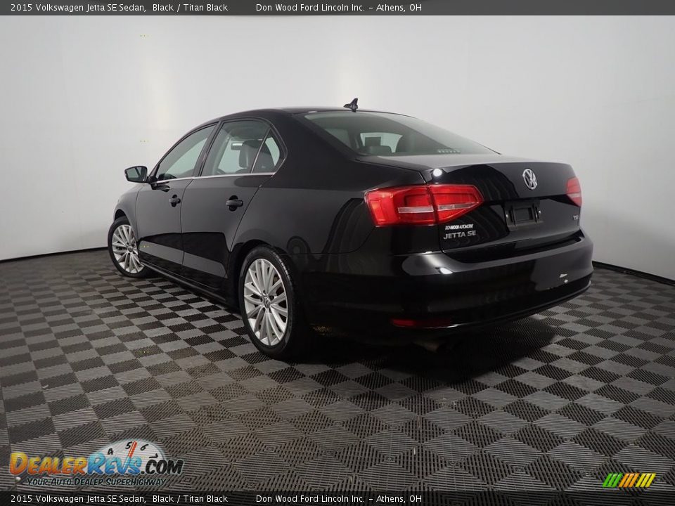 2015 Volkswagen Jetta SE Sedan Black / Titan Black Photo #13