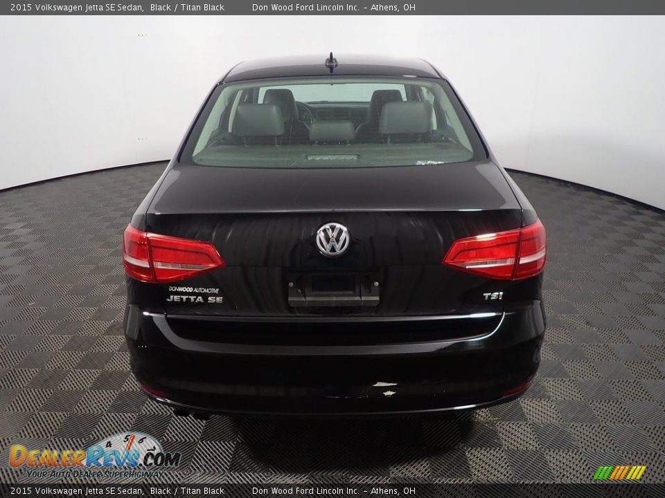 2015 Volkswagen Jetta SE Sedan Black / Titan Black Photo #15