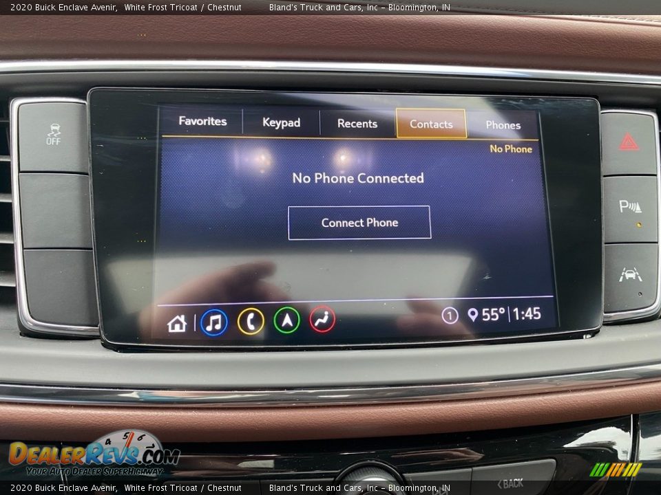 2020 Buick Enclave Avenir White Frost Tricoat / Chestnut Photo #31