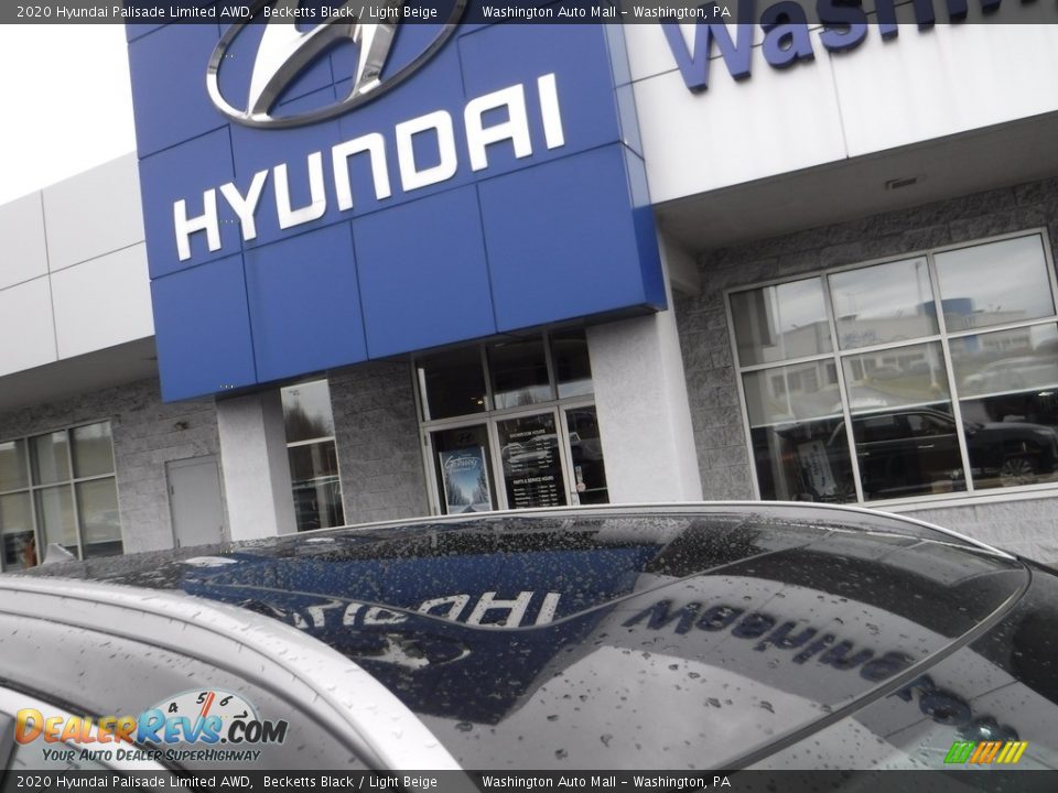 2020 Hyundai Palisade Limited AWD Becketts Black / Light Beige Photo #3
