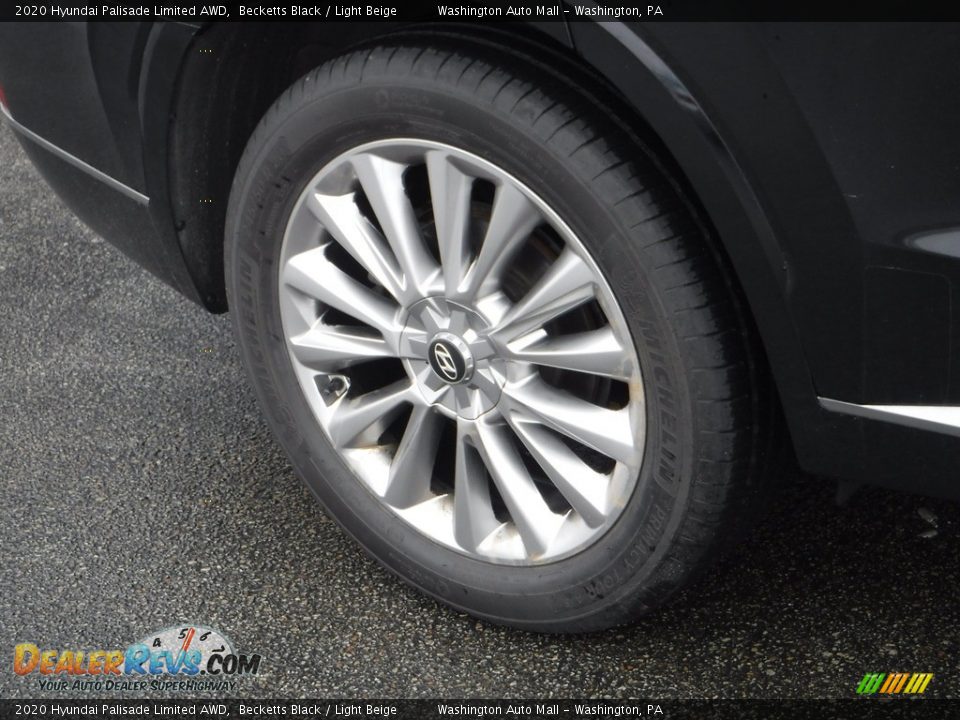 2020 Hyundai Palisade Limited AWD Becketts Black / Light Beige Photo #4