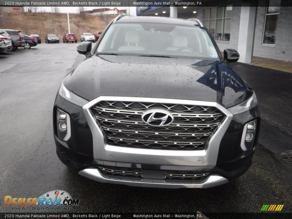 2020 Hyundai Palisade Limited AWD Becketts Black / Light Beige Photo #5