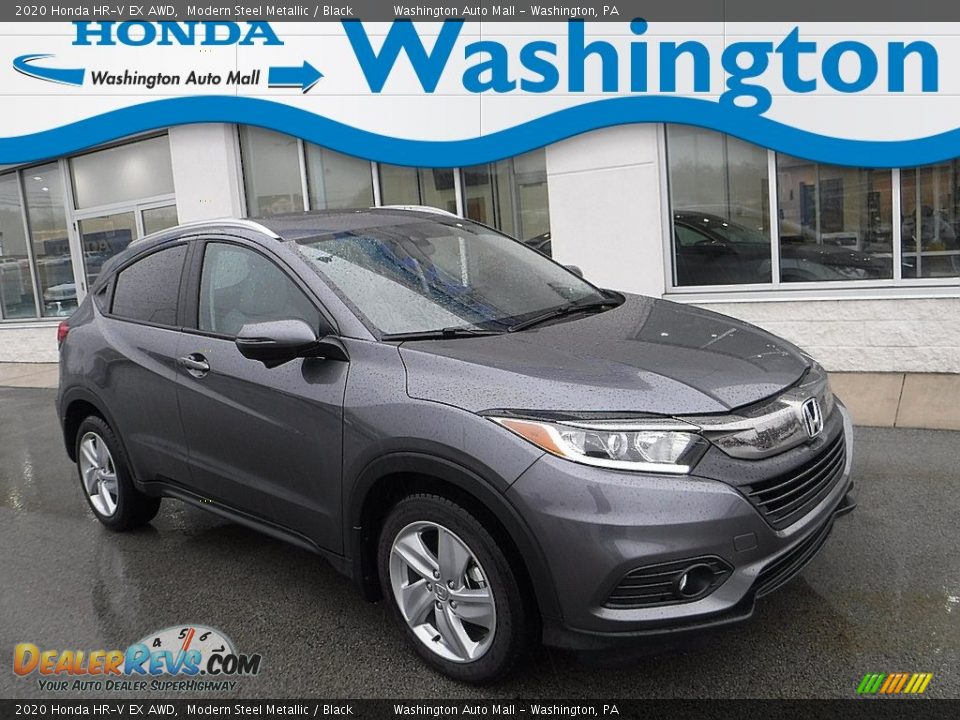 2020 Honda HR-V EX AWD Modern Steel Metallic / Black Photo #1