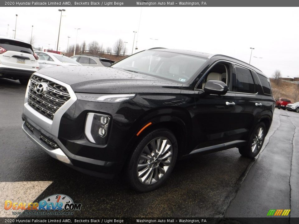 2020 Hyundai Palisade Limited AWD Becketts Black / Light Beige Photo #6