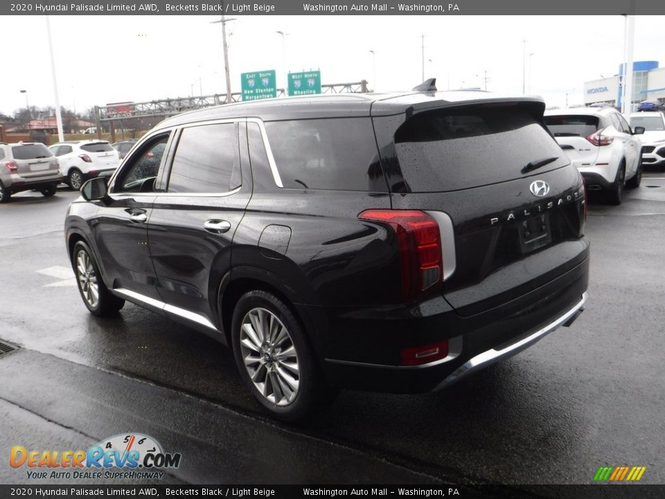 2020 Hyundai Palisade Limited AWD Becketts Black / Light Beige Photo #9