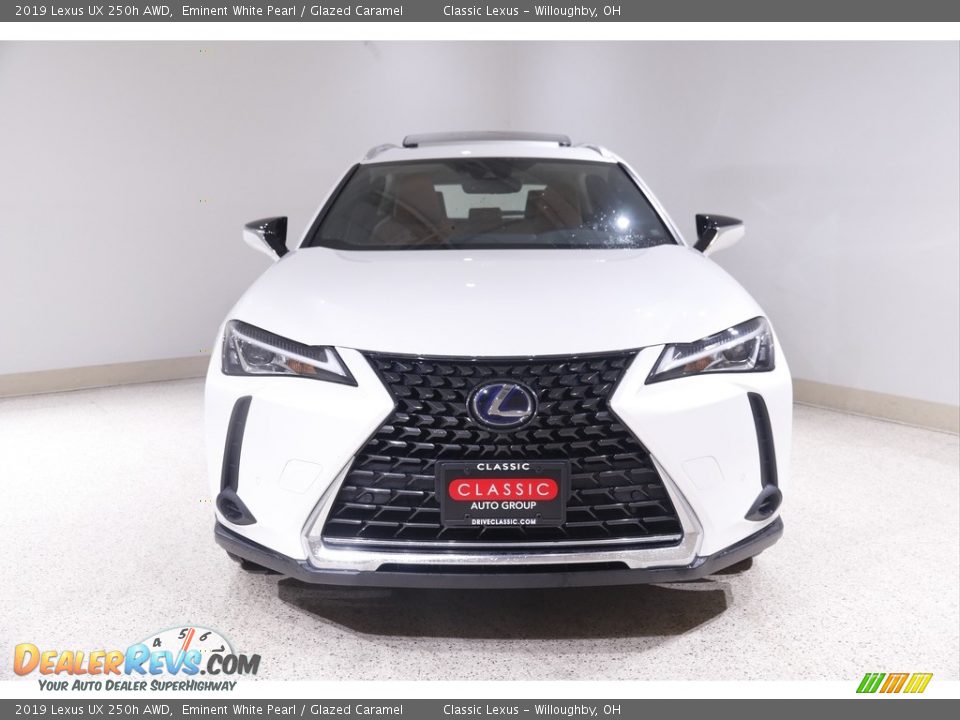 2019 Lexus UX 250h AWD Eminent White Pearl / Glazed Caramel Photo #2