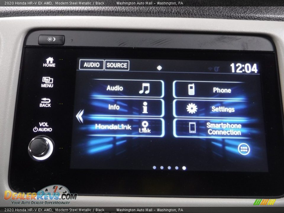 2020 Honda HR-V EX AWD Modern Steel Metallic / Black Photo #17