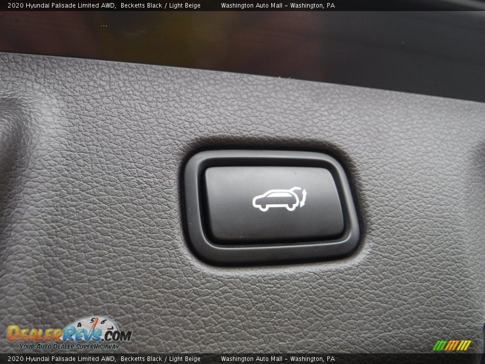 2020 Hyundai Palisade Limited AWD Becketts Black / Light Beige Photo #35
