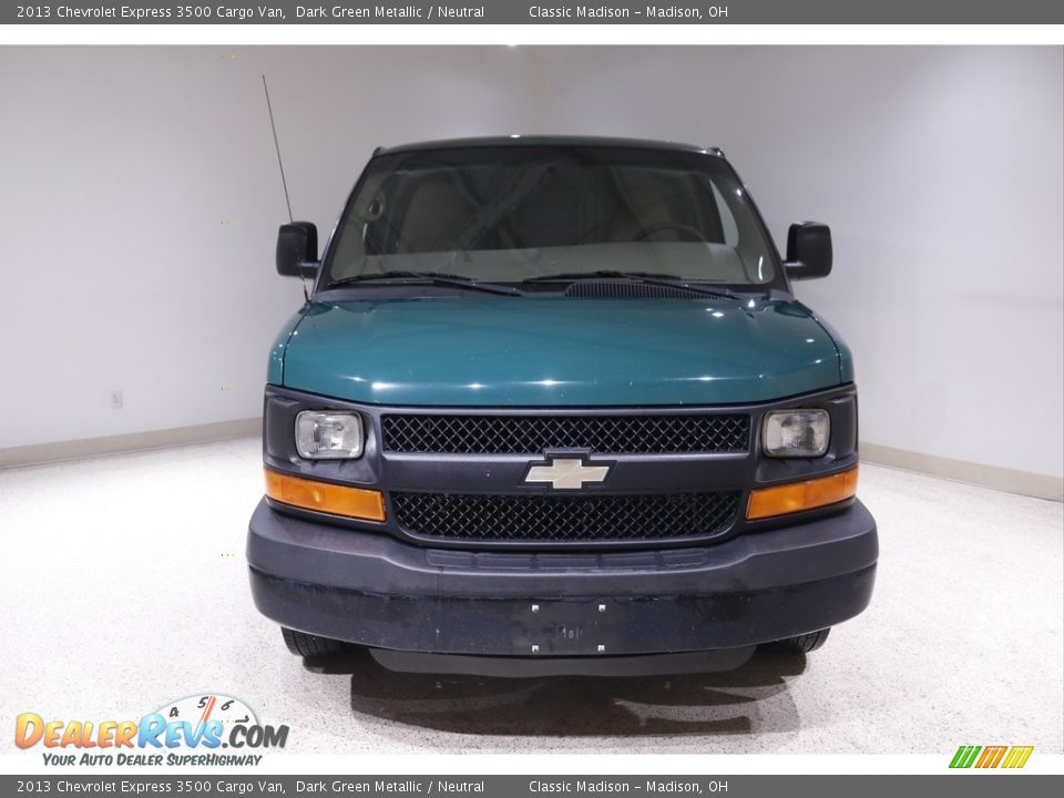 Dark Green Metallic 2013 Chevrolet Express 3500 Cargo Van Photo #2