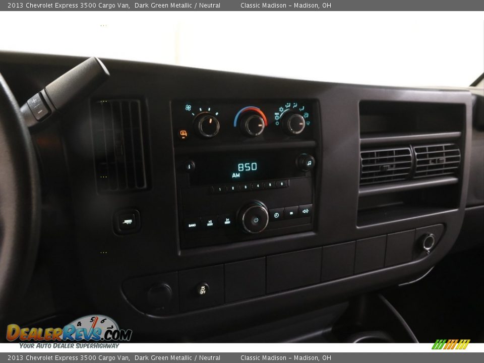 Controls of 2013 Chevrolet Express 3500 Cargo Van Photo #9