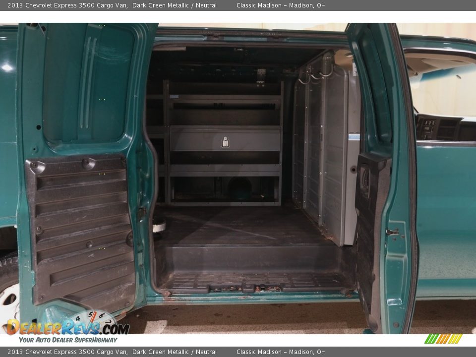 2013 Chevrolet Express 3500 Cargo Van Dark Green Metallic / Neutral Photo #13