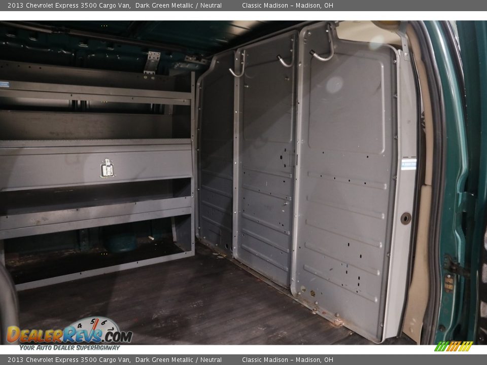 2013 Chevrolet Express 3500 Cargo Van Dark Green Metallic / Neutral Photo #14