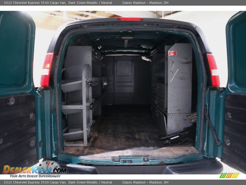 2013 Chevrolet Express 3500 Cargo Van Dark Green Metallic / Neutral Photo #17