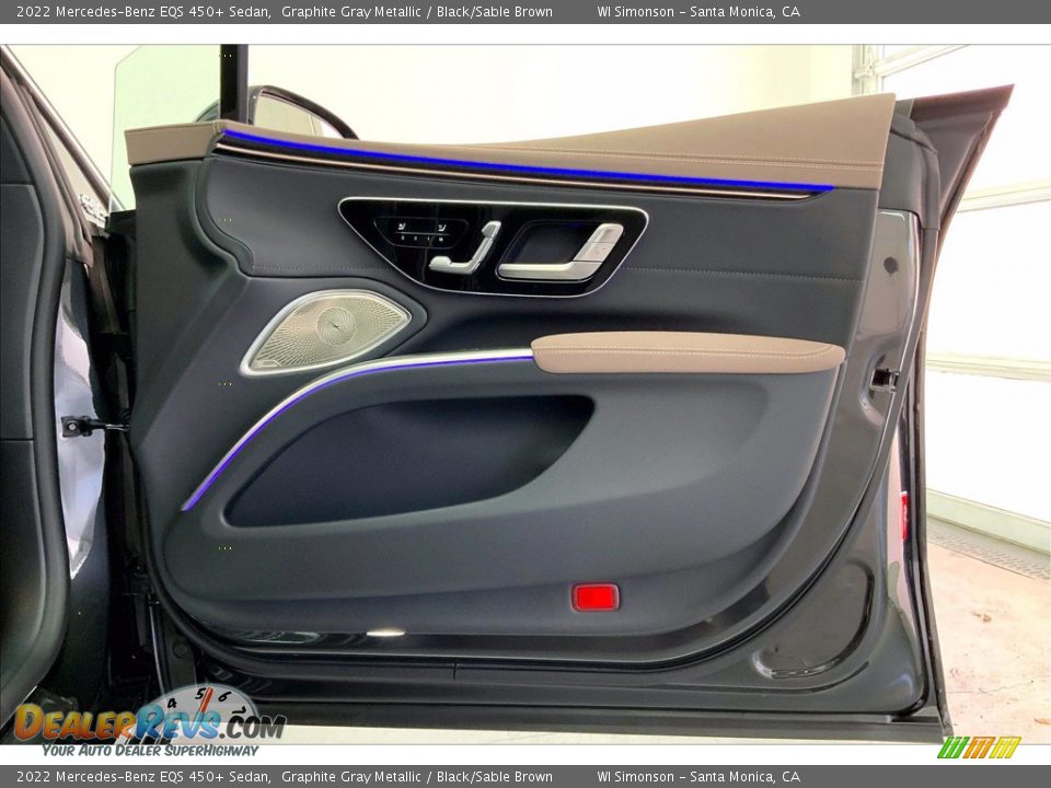 Door Panel of 2022 Mercedes-Benz EQS 450+ Sedan Photo #9