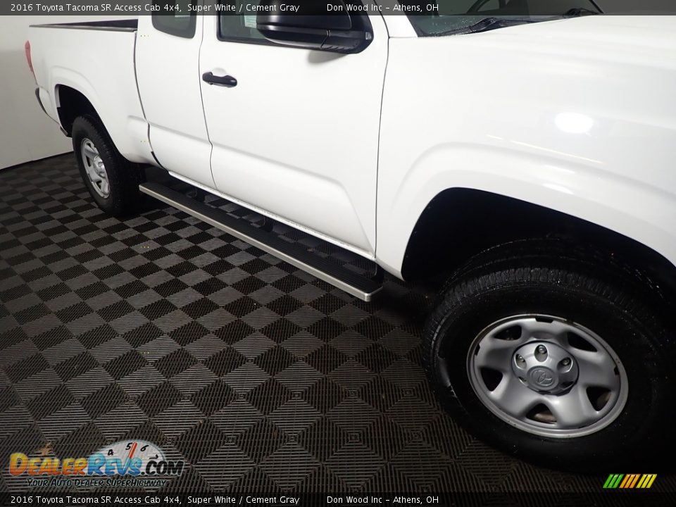 Super White 2016 Toyota Tacoma SR Access Cab 4x4 Photo #5