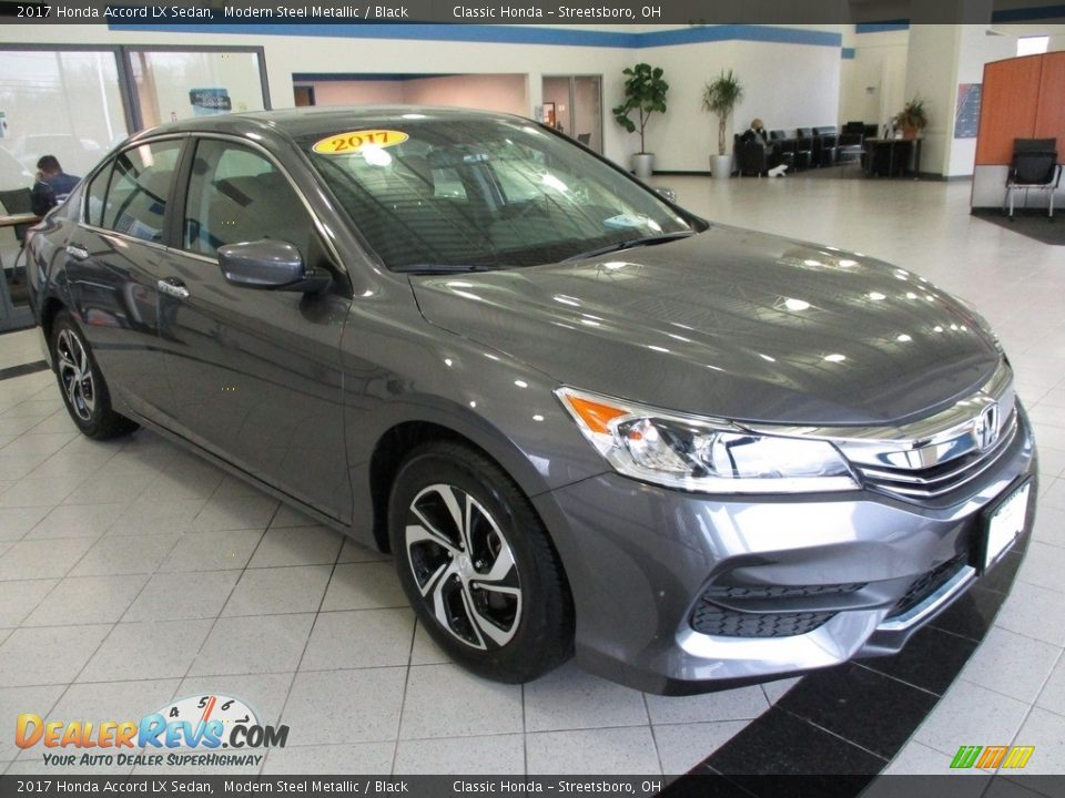 2017 Honda Accord LX Sedan Modern Steel Metallic / Black Photo #3