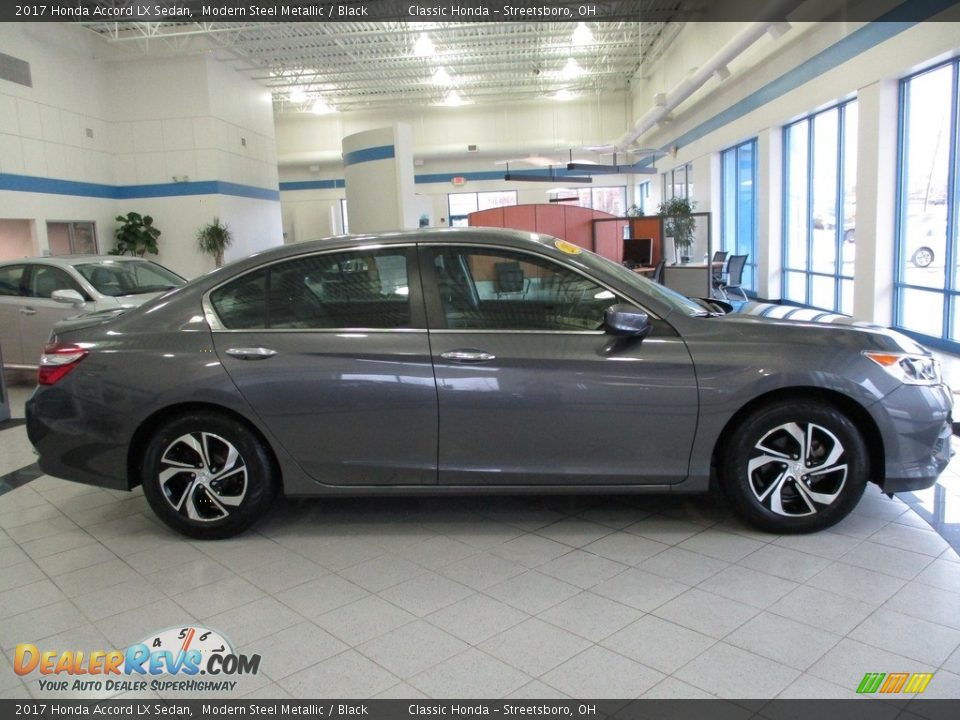 2017 Honda Accord LX Sedan Modern Steel Metallic / Black Photo #4