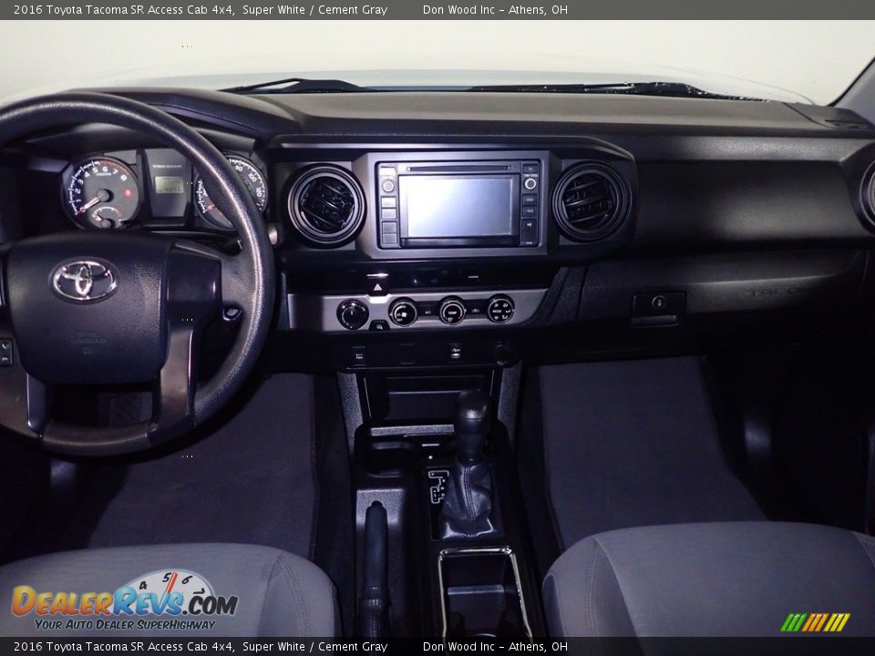 Dashboard of 2016 Toyota Tacoma SR Access Cab 4x4 Photo #25