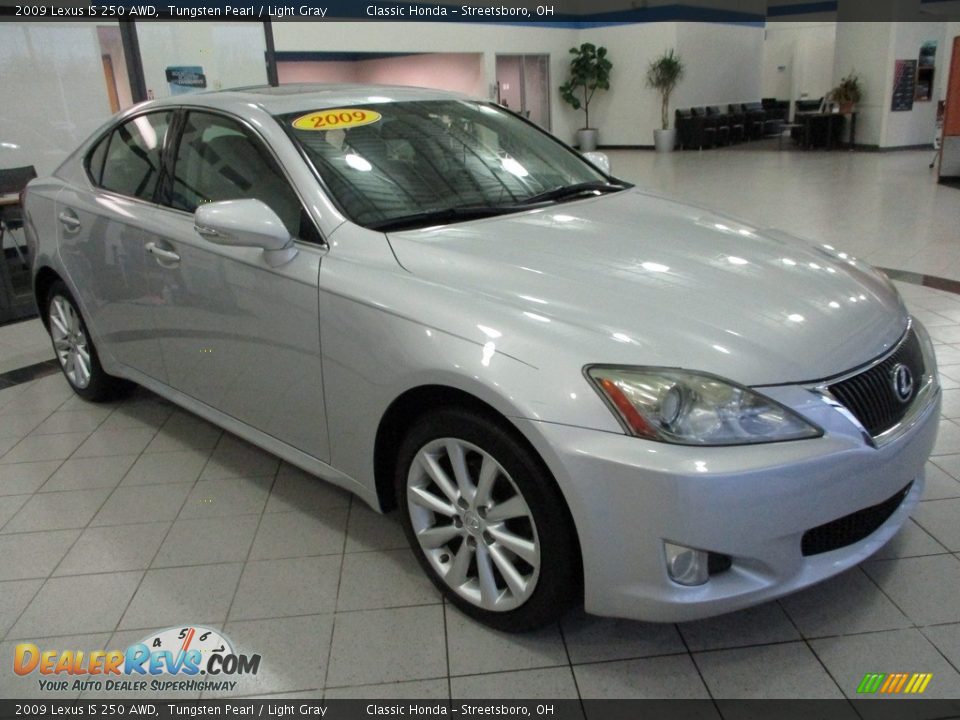 2009 Lexus IS 250 AWD Tungsten Pearl / Light Gray Photo #3