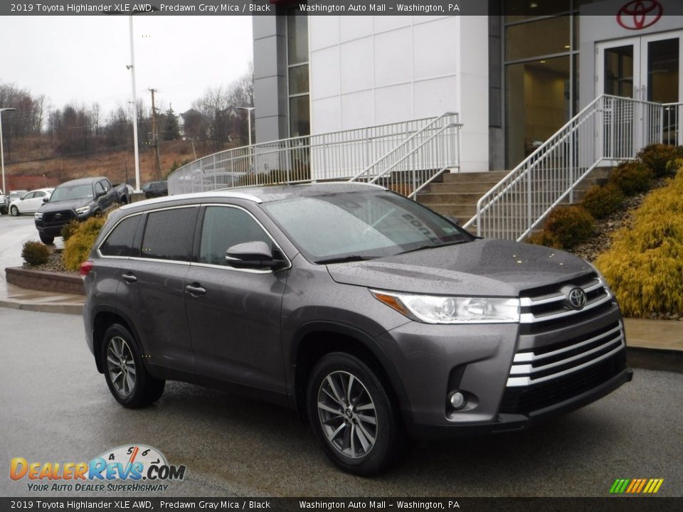 2019 Toyota Highlander XLE AWD Predawn Gray Mica / Black Photo #1