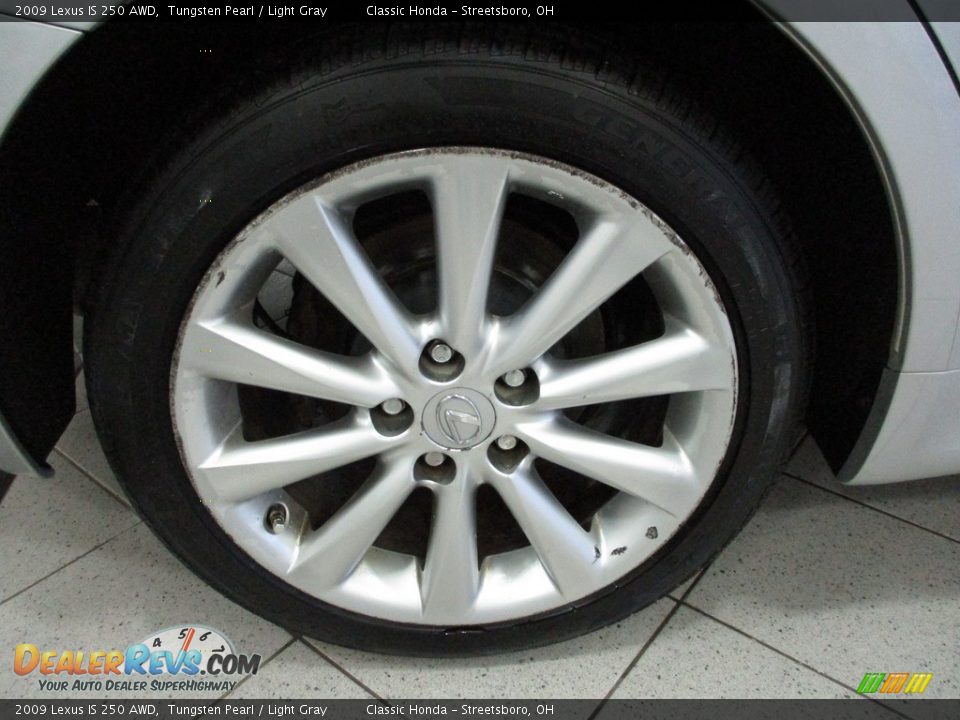 2009 Lexus IS 250 AWD Tungsten Pearl / Light Gray Photo #6