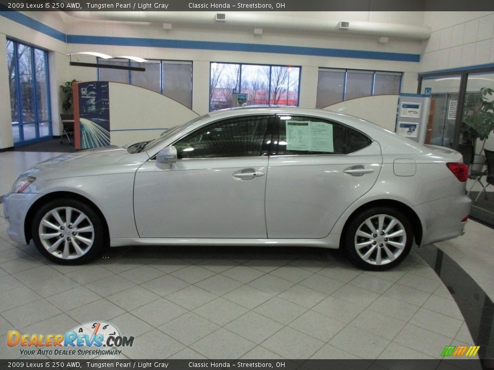 2009 Lexus IS 250 AWD Tungsten Pearl / Light Gray Photo #10