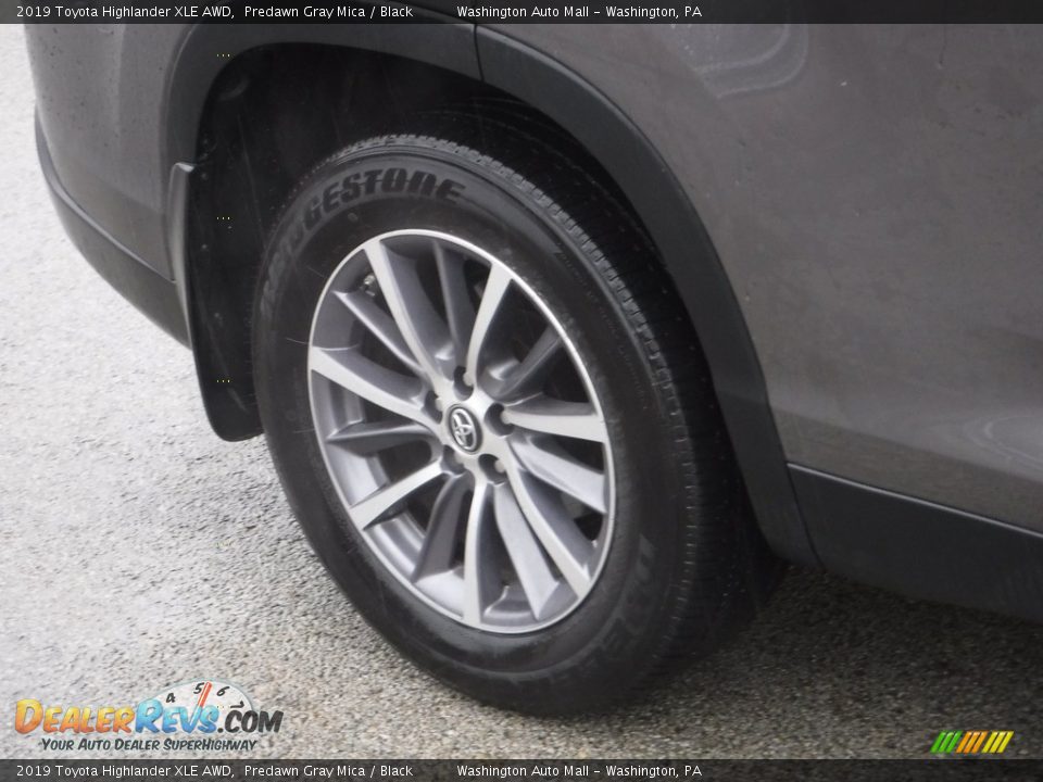 2019 Toyota Highlander XLE AWD Predawn Gray Mica / Black Photo #8