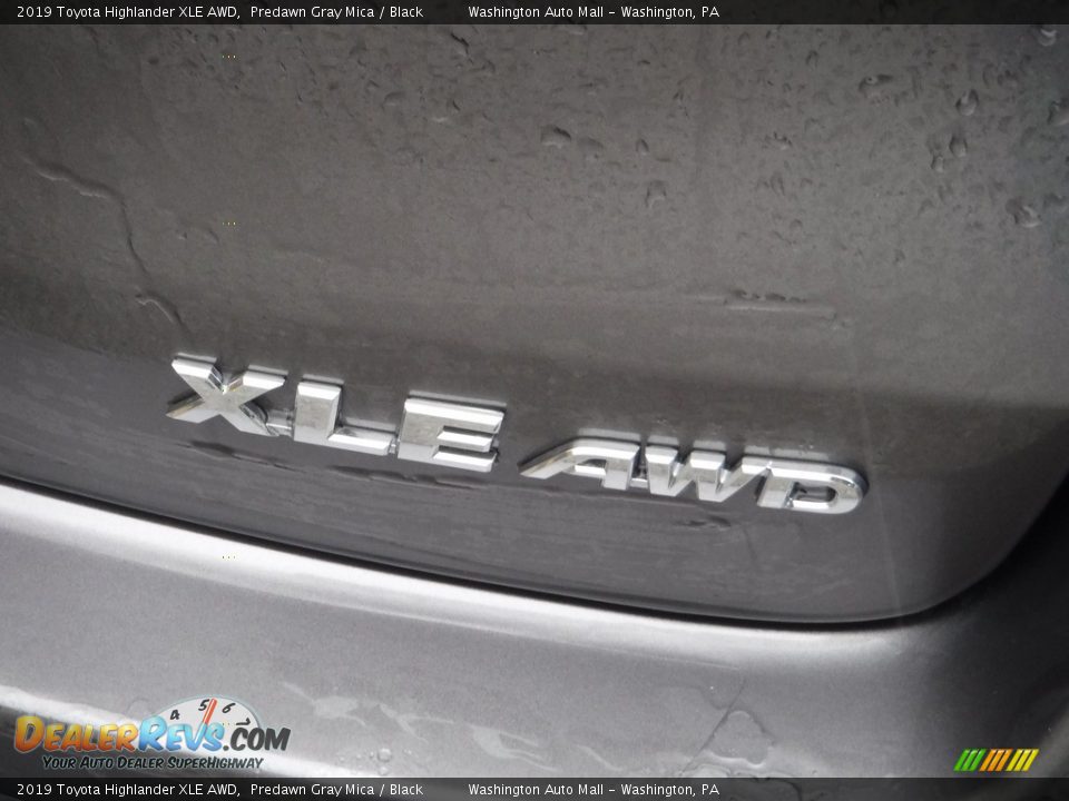 2019 Toyota Highlander XLE AWD Predawn Gray Mica / Black Photo #15