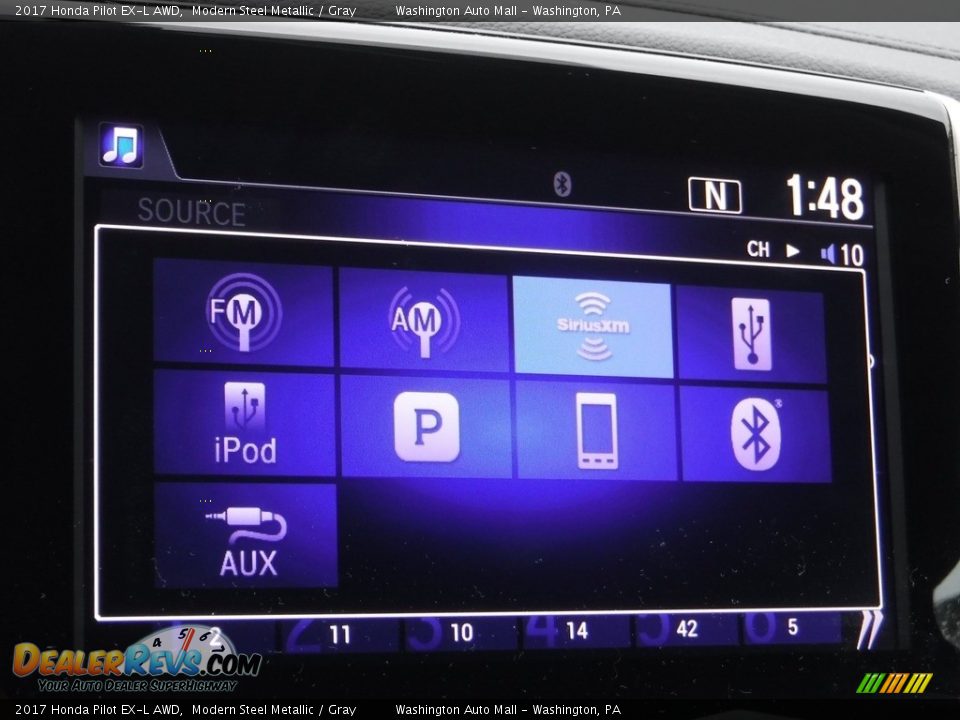 2017 Honda Pilot EX-L AWD Modern Steel Metallic / Gray Photo #5