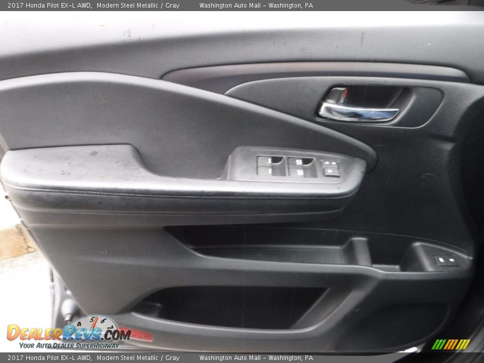 2017 Honda Pilot EX-L AWD Modern Steel Metallic / Gray Photo #19