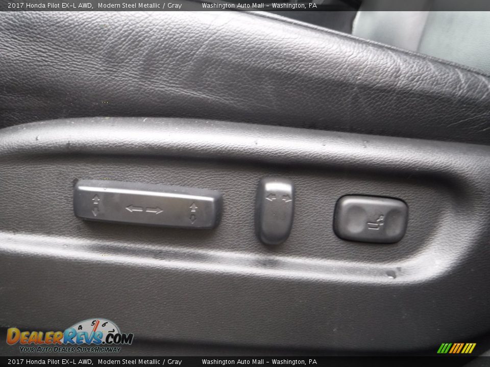 2017 Honda Pilot EX-L AWD Modern Steel Metallic / Gray Photo #21