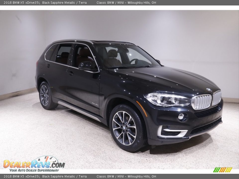 2018 BMW X5 xDrive35i Black Sapphire Metallic / Terra Photo #1