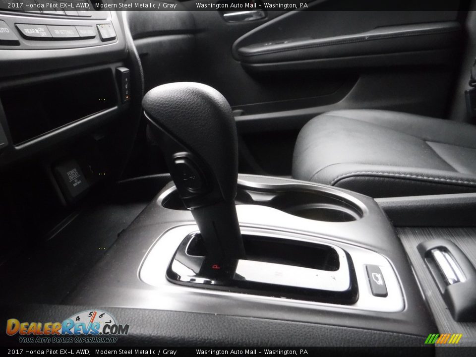 2017 Honda Pilot EX-L AWD Modern Steel Metallic / Gray Photo #23