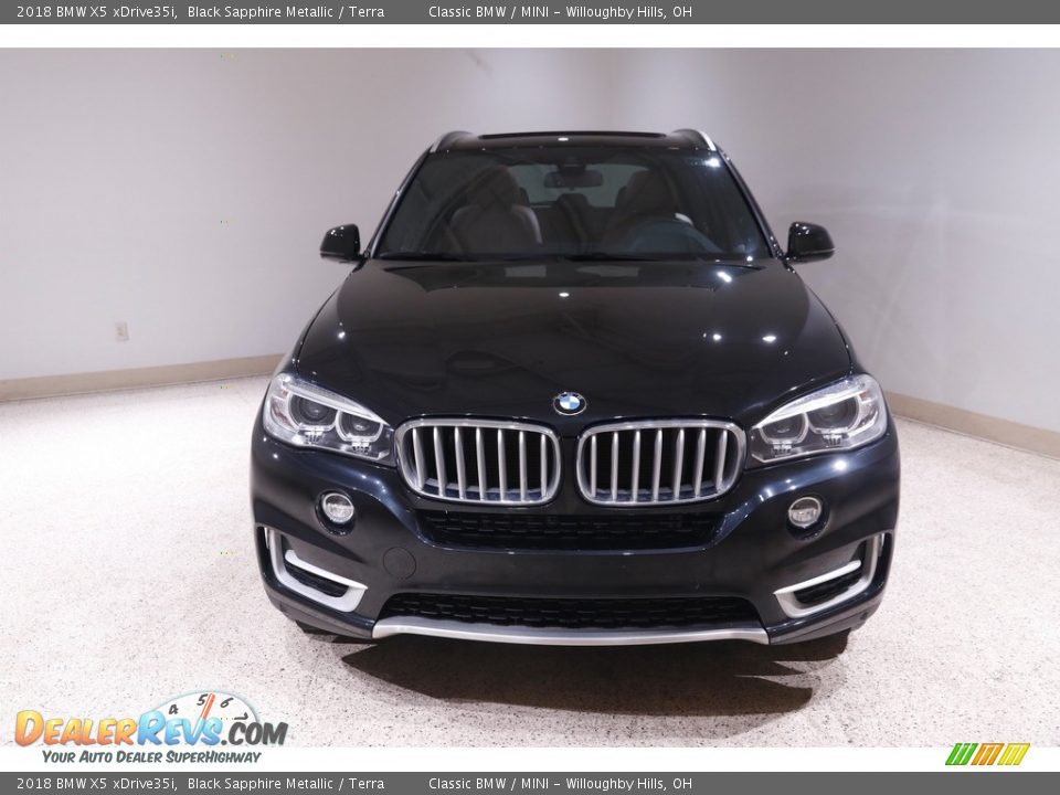 2018 BMW X5 xDrive35i Black Sapphire Metallic / Terra Photo #2