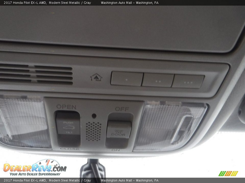 2017 Honda Pilot EX-L AWD Modern Steel Metallic / Gray Photo #26