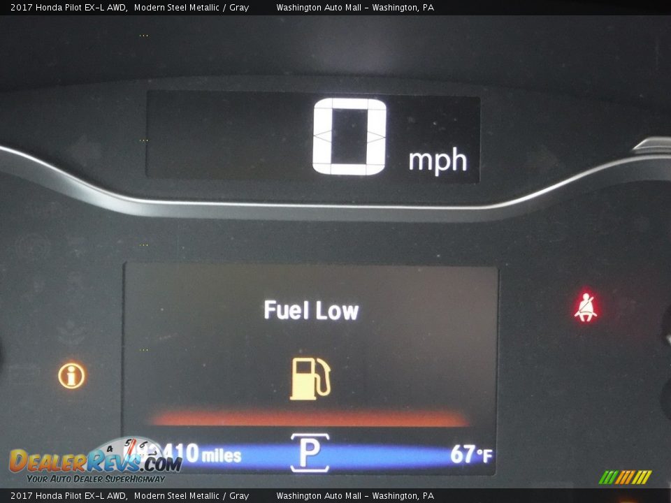 2017 Honda Pilot EX-L AWD Modern Steel Metallic / Gray Photo #34