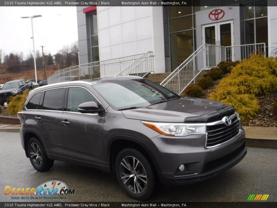 2016 Toyota Highlander XLE AWD Predawn Gray Mica / Black Photo #1