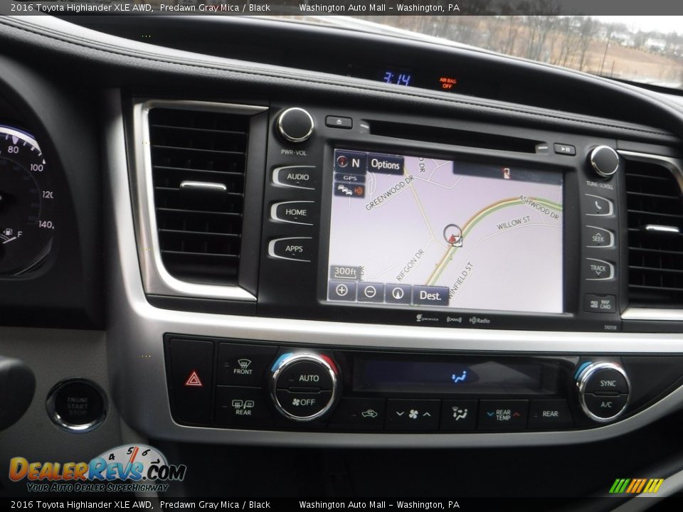 2016 Toyota Highlander XLE AWD Predawn Gray Mica / Black Photo #4