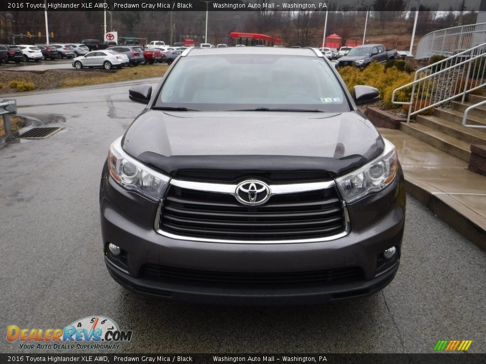 2016 Toyota Highlander XLE AWD Predawn Gray Mica / Black Photo #8