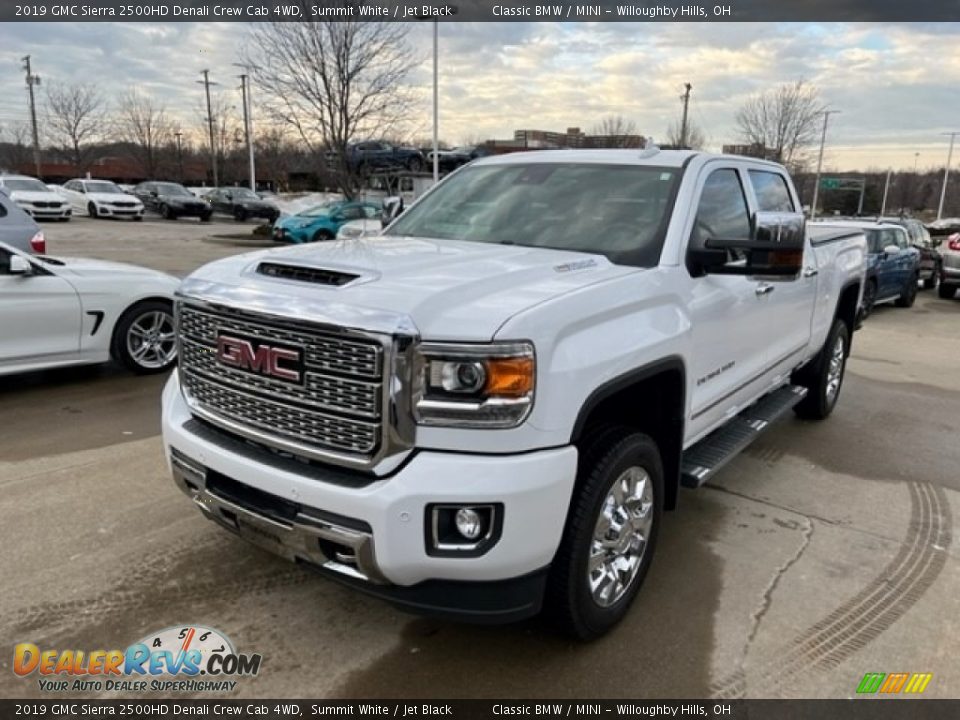 2019 GMC Sierra 2500HD Denali Crew Cab 4WD Summit White / Jet Black Photo #1