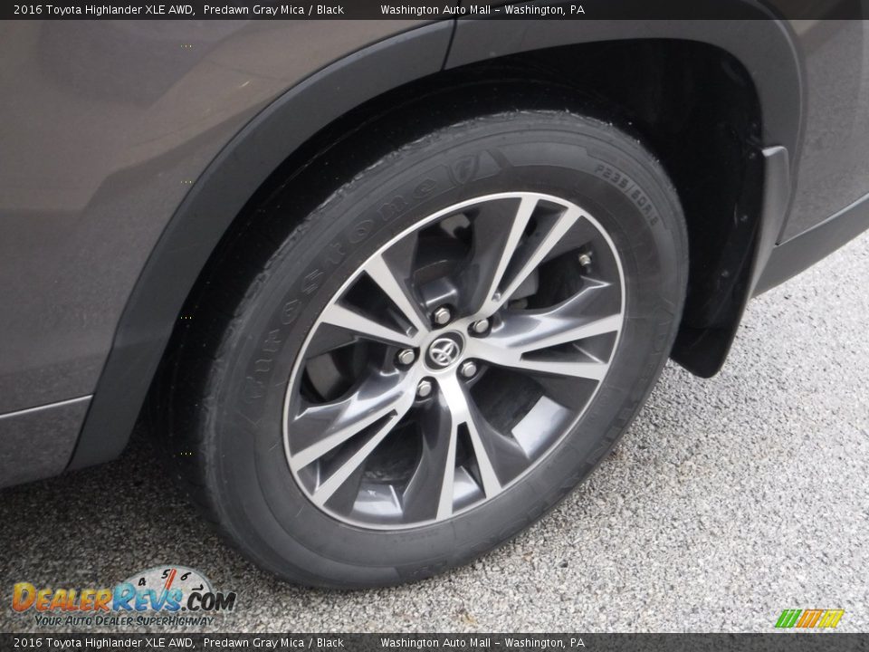 2016 Toyota Highlander XLE AWD Predawn Gray Mica / Black Photo #11