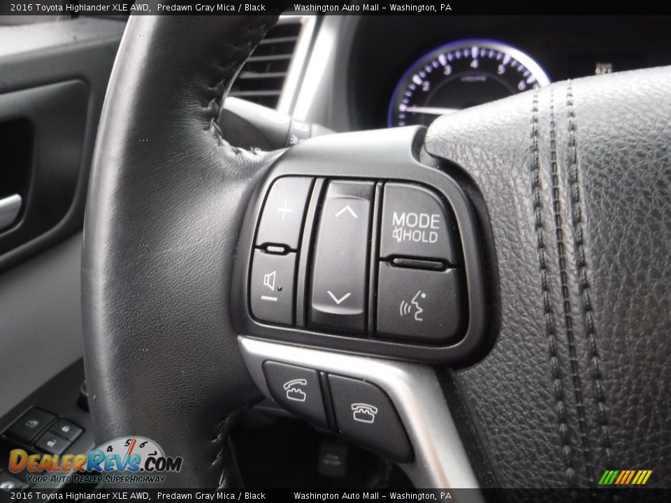 2016 Toyota Highlander XLE AWD Predawn Gray Mica / Black Photo #25