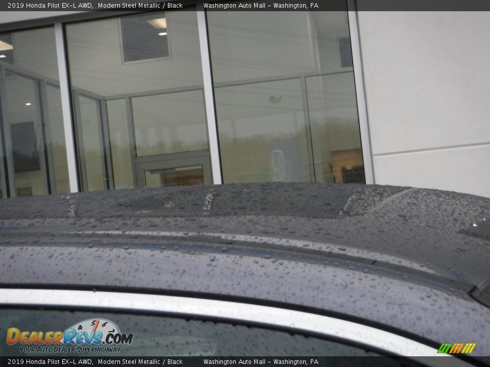 2019 Honda Pilot EX-L AWD Modern Steel Metallic / Black Photo #3