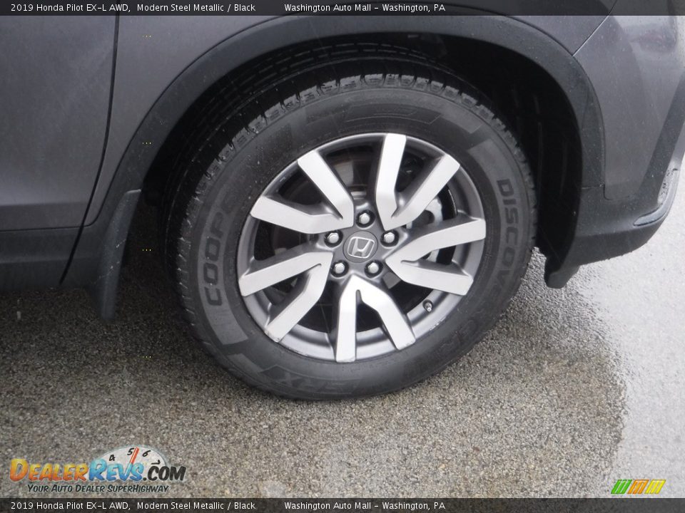 2019 Honda Pilot EX-L AWD Modern Steel Metallic / Black Photo #4