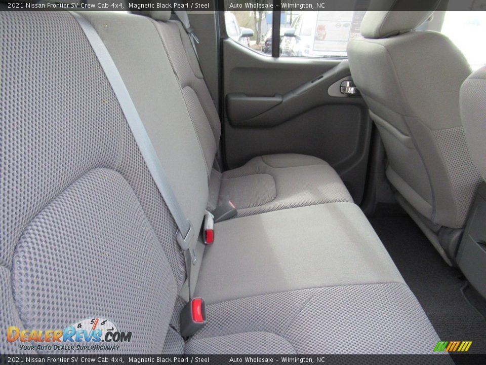 Rear Seat of 2021 Nissan Frontier SV Crew Cab 4x4 Photo #14