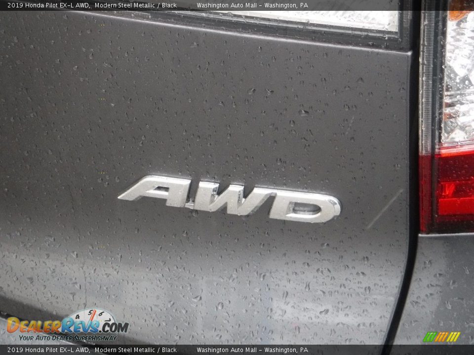 2019 Honda Pilot EX-L AWD Modern Steel Metallic / Black Photo #11