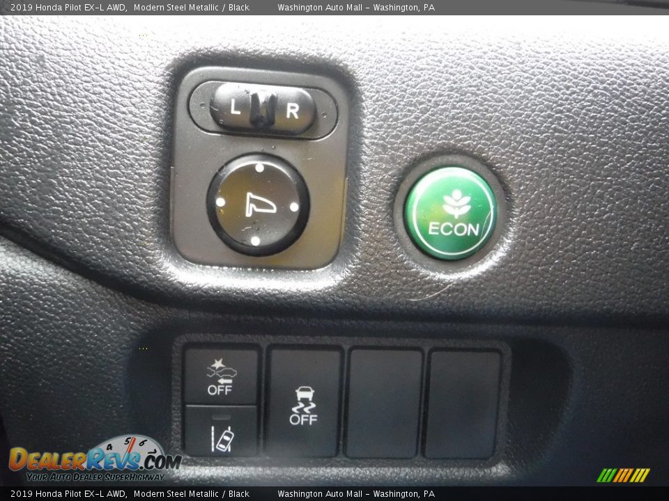 2019 Honda Pilot EX-L AWD Modern Steel Metallic / Black Photo #17