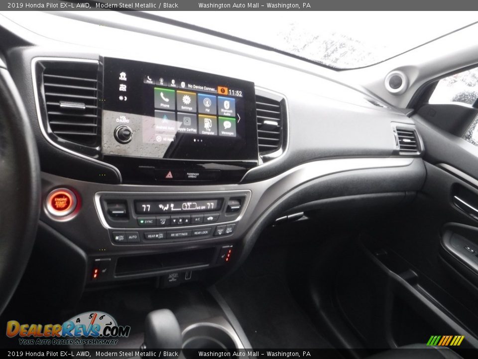 2019 Honda Pilot EX-L AWD Modern Steel Metallic / Black Photo #19
